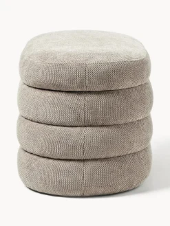 Westwing Collection Banco pequeño tapizado con espacio de almacenamiento Alto