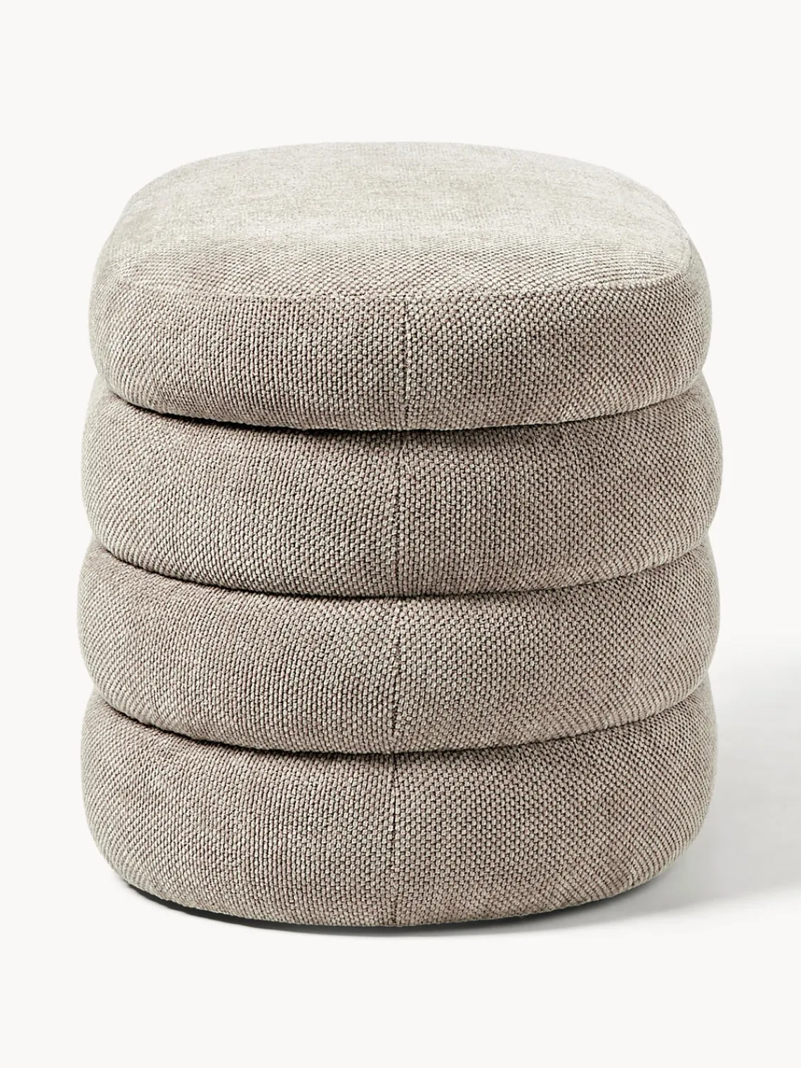 Westwing Collection Banco pequeño tapizado con espacio de almacenamiento Alto