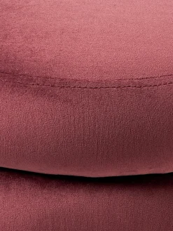 Westwing Collection Banco pequeño tapizado en terciopelo con espacio de almacenamiento Alto