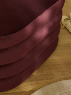 Westwing Collection Banco pequeño tapizado en terciopelo con espacio de almacenamiento Alto