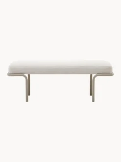 Banco tapizado de chenilla Compo