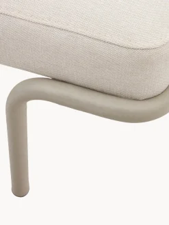 Banco tapizado de chenilla Compo