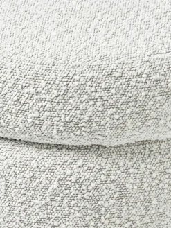 Westwing Collection Banco tapizado en tejido bouclé con espacio de almacenaje Alto