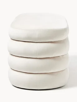 Westwing Collection Banco tapizado en terciopelo con espacio de almacenaje Alto