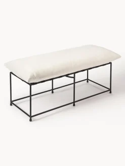 Westwing Collection Banco tapizado Wayne