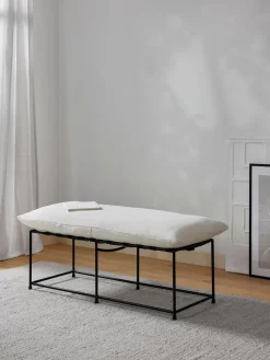 Westwing Collection Banco tapizado Wayne