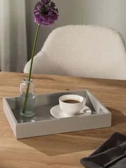 Westwing Collection Bandeja brillante Hayley, 33 cm^ Jarrones|Bandejas Decorativas