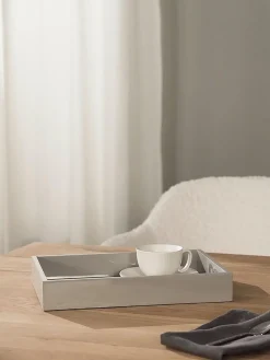 Westwing Collection Bandeja brillante Hayley, 33 cm^ Jarrones|Bandejas Decorativas