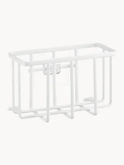 Yamazaki Bandeja de baño con ganchos adhesivos Tower