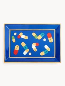 Jonathan Adler Bandeja decorativa con detalle de oro