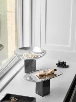 Gejst Bandeja decorativa de mármol Sapoto