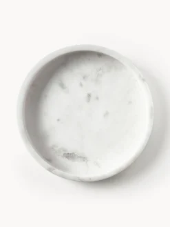 Westwing Collection Bandeja redonda decorativa de mármol Venice^ Jarrones|Bandejas Decorativas