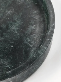 Westwing Collection Bandeja redonda decorativa de mármol Venice^ Jarrones|Bandejas Decorativas