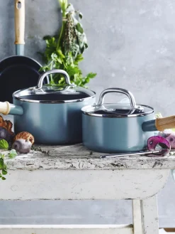 GreenPan Batería de cocina antiadherente Mayflower, 6 pzas.