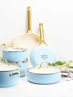 GreenPan Batería de cocina antiadherente Padova, 10 pzas.^ Ollas|Ollas