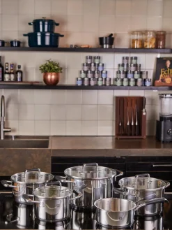 ZWILLING Batería de cocina de acero inoxidable Poletto, 5 pzas.^ Ollas|Ollas