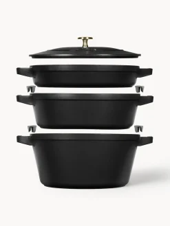 Staub Batería de cocina de hierro fundido La Cocotte, 3 uds.