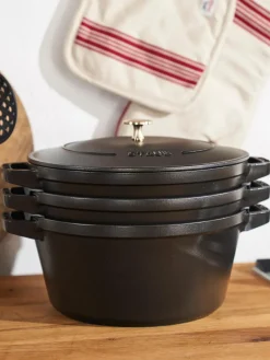Staub Batería de cocina de hierro fundido La Cocotte, 3 uds.