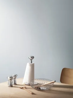 GEORG JENSEN Bol de acero inoxidable Alfredo^ Cestas Para Pan|Almacenaje De Cocina