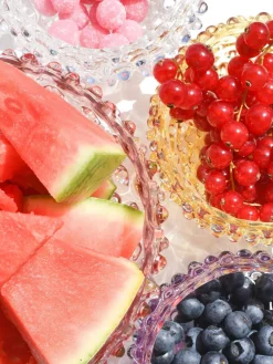 ANNA VON LIPA Bol de vidrio soplado Hobnail^ Boles Y Tazones|Vajillas Completas