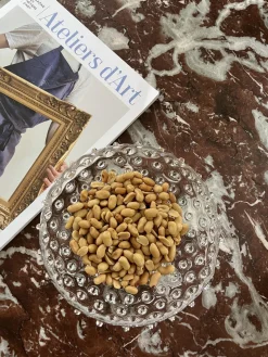 ANNA VON LIPA Bol de vidrio soplado Hobnail