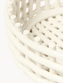 Ferm Living Bol decorativo artesanal de cerámica Centrepiece^ Jarrones|Cuencos Decorativos