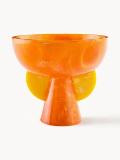 Jonathan Adler Bol decorativo artesanal en look mármol Como^ Jarrones|Cuencos Decorativos