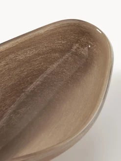 Westwing Collection Bol decorativo artesanal de vidrio Ashley