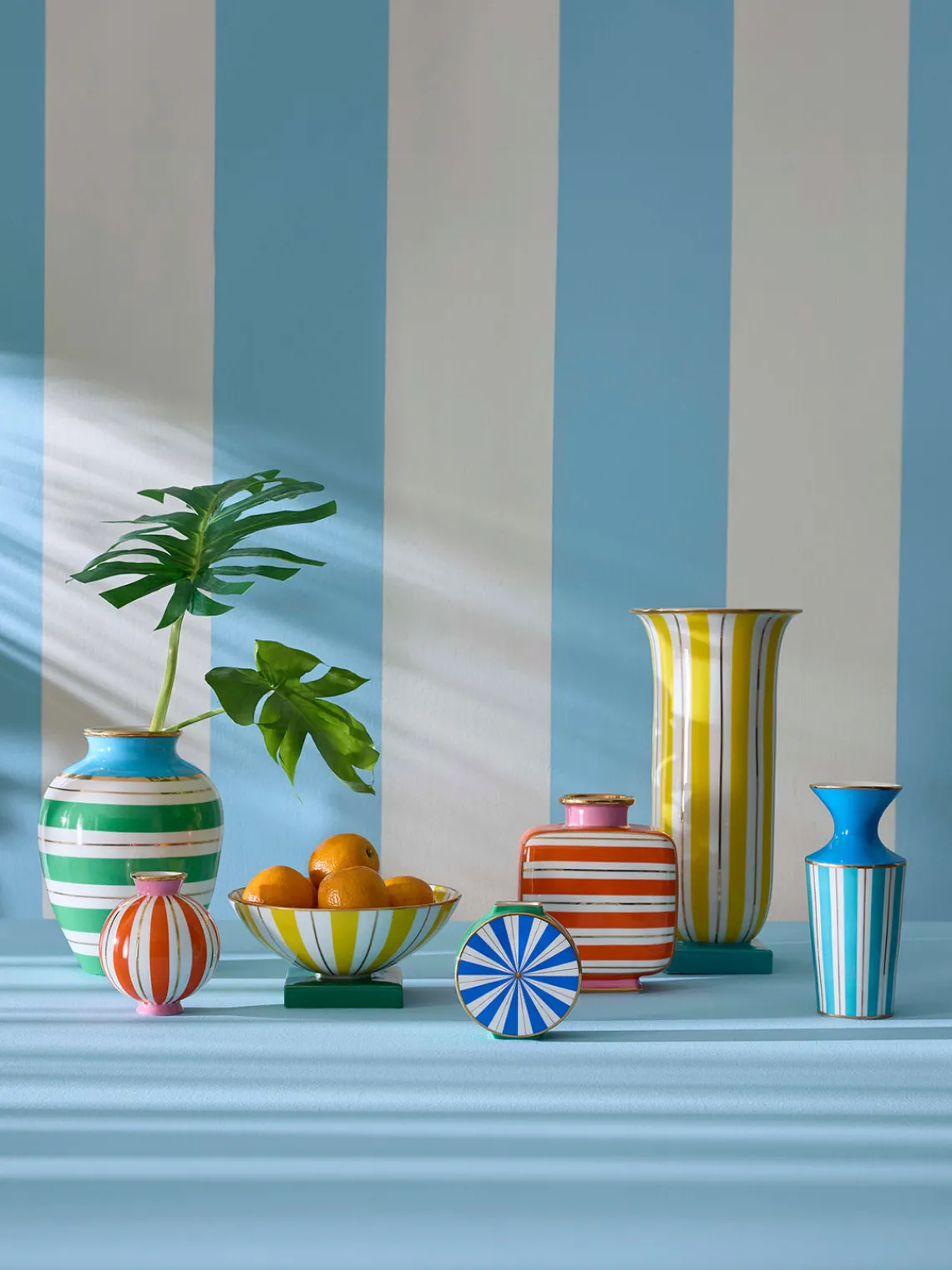 Jonathan Adler Bol decorativo de porcelana Portofino