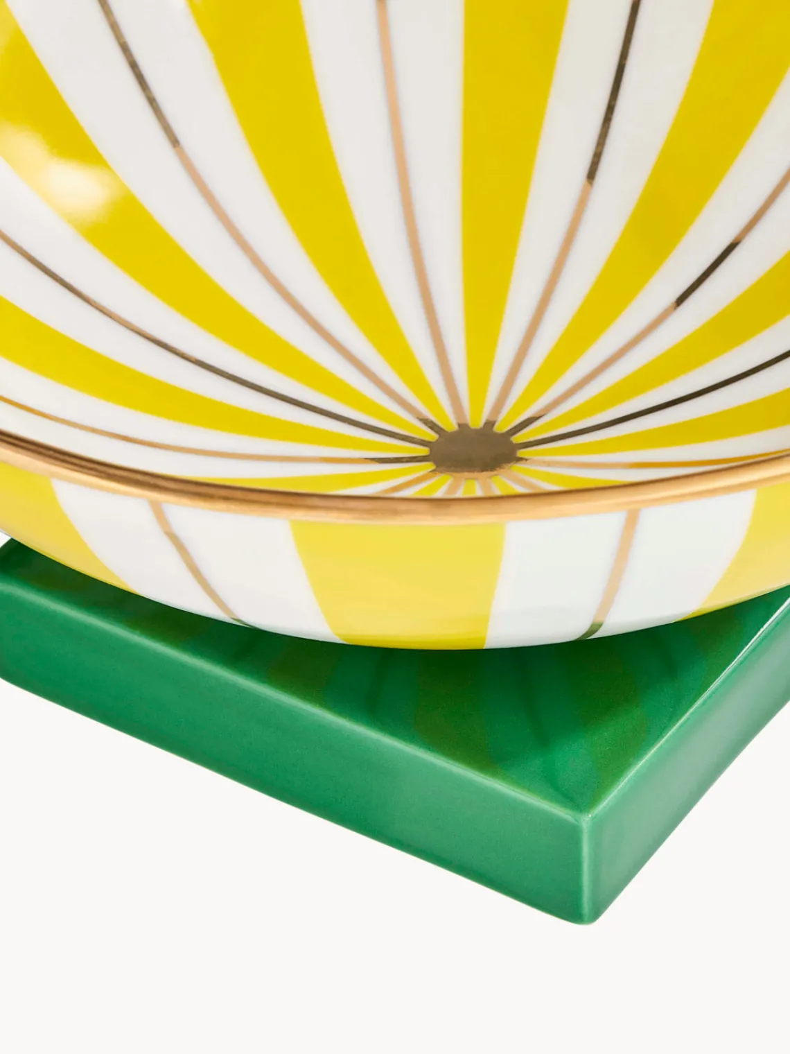 Jonathan Adler Bol decorativo de porcelana Portofino
