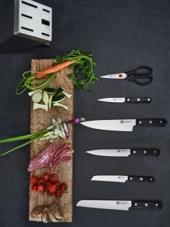 ZWILLING Boque de cuchillos autoafilables Gourmet, 7 pzas.