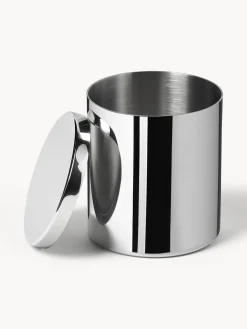 Westwing Collection Bote de almacenamiento de metal Halston^ Accesorios De Baño|Jarrones