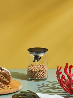 ALESSI Bote de almacenamiento Gianni, 15 cm^ Botes De Cocina|Almacenaje De Cocina