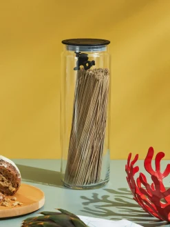 ALESSI Bote de almacenamiento Gianni, 31 cm^ Botes De Cocina|Almacenaje De Cocina