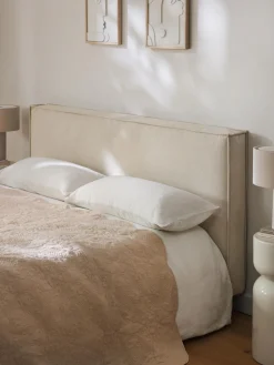 Westwing Collection Cabecero tapizado Kamila, para montaje en pared^ Cabeceros De Cama