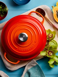 LE CREUSET Cacerola baja de hierro fundido Signature Collection