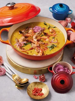 LE CREUSET Cacerola baja de hierro fundido Signature Collection