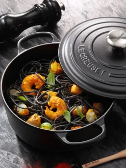 LE CREUSET Cacerola Marmita de hierro fundido La Marmite Signature Collection