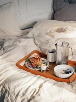 GEORG JENSEN Cafetera de acero inoxidable con estructura ranurada Bernadotte