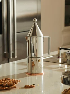 ALESSI Cafetera La Conica, para 3 tazas