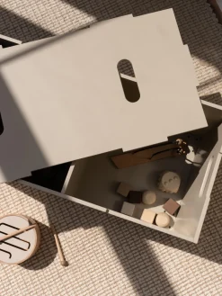 Nofred Caja de madera Cube^Niños Decoración Infantil|Cestas Y Cajas