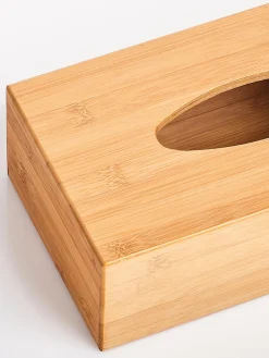 Caja de pañuelos Bamboo^ Accesorios De Baño|Jarrones