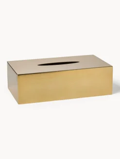 Westwing Collection Caja de pañuelos de metal Halston^ Accesorios De Baño|Jarrones