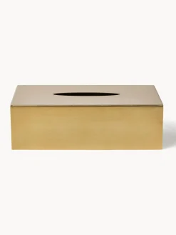 Westwing Collection Caja de pañuelos de metal Halston^ Accesorios De Baño|Jarrones