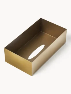 Westwing Collection Caja de pañuelos de metal Halston^ Accesorios De Baño|Jarrones