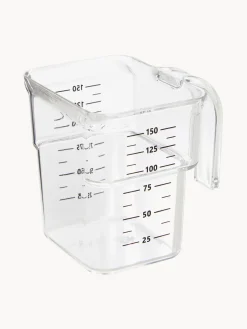 Yamazaki Caja para comida de mascotas con taza medidora Tower, 2 pzas.