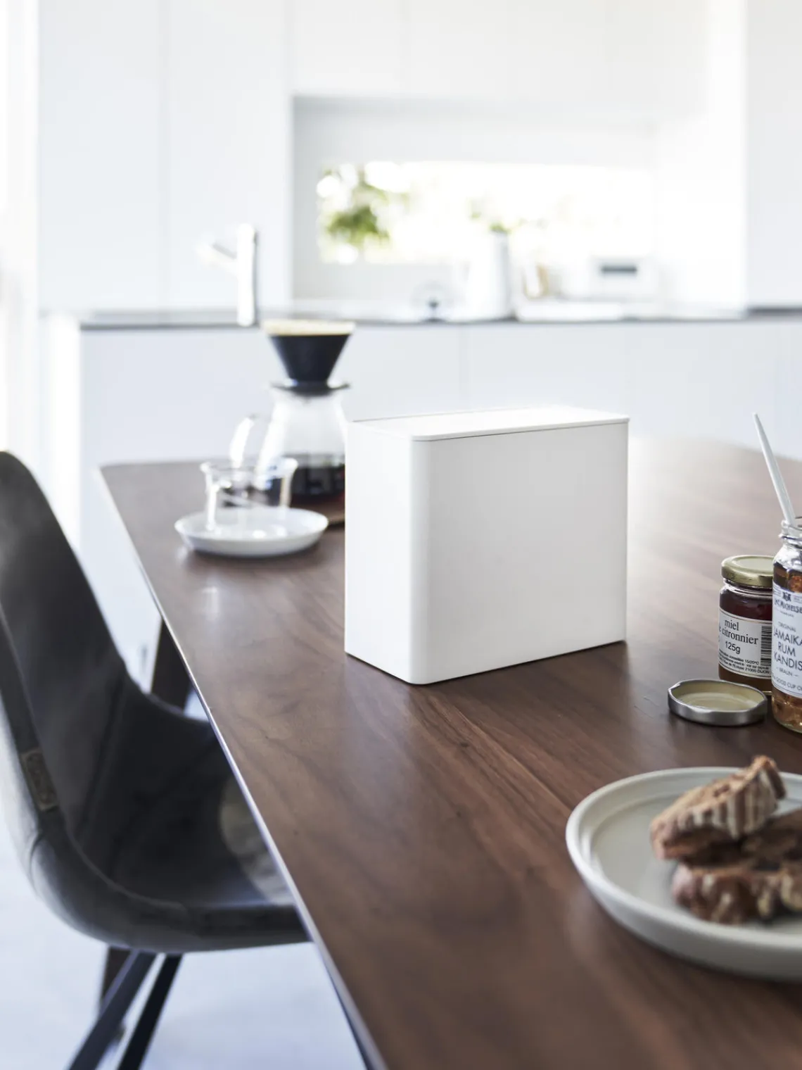 Yamazaki Caja para filtros de café de metal Tower^ Almacenaje De Cocina