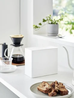 Yamazaki Caja para filtros de café de metal Tower^ Almacenaje De Cocina