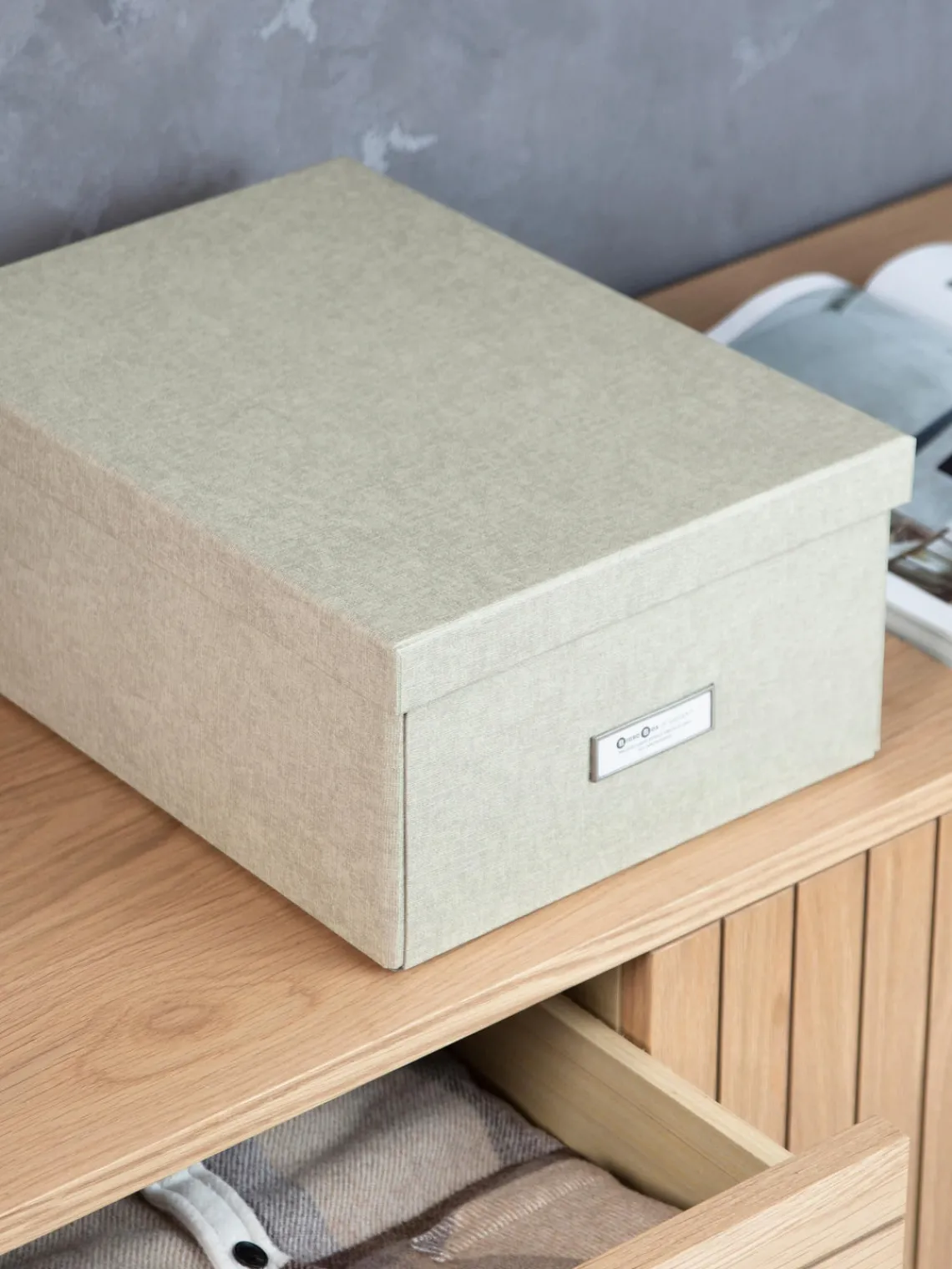 Bigso Box of Sweden Caja plegable Katia, 29 x 39 cm^ Cajas De Almacenaje|Jarrones