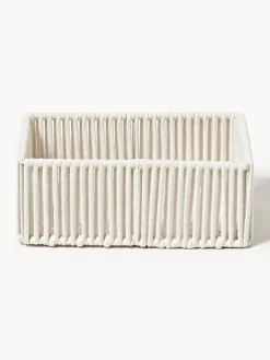 Westwing Collection Cajas de almacenamiento artesanales de cuerda Gabe, 3 uds.